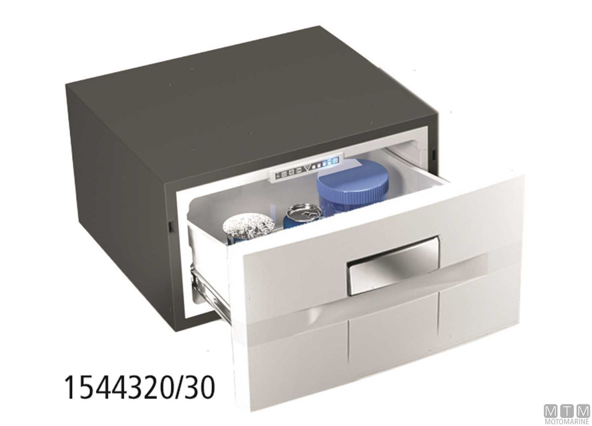 Drawer fridge 20 L VF D20A white, external compressor - original photo Motomarine Srl