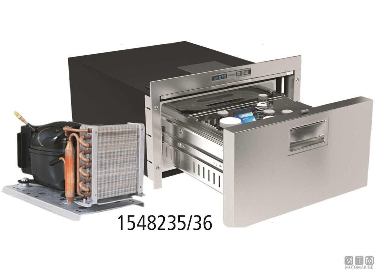VF DW35 BTX drawer freezer, 35 L, stainless steel, external compressor - original photo Motomarine Srl
