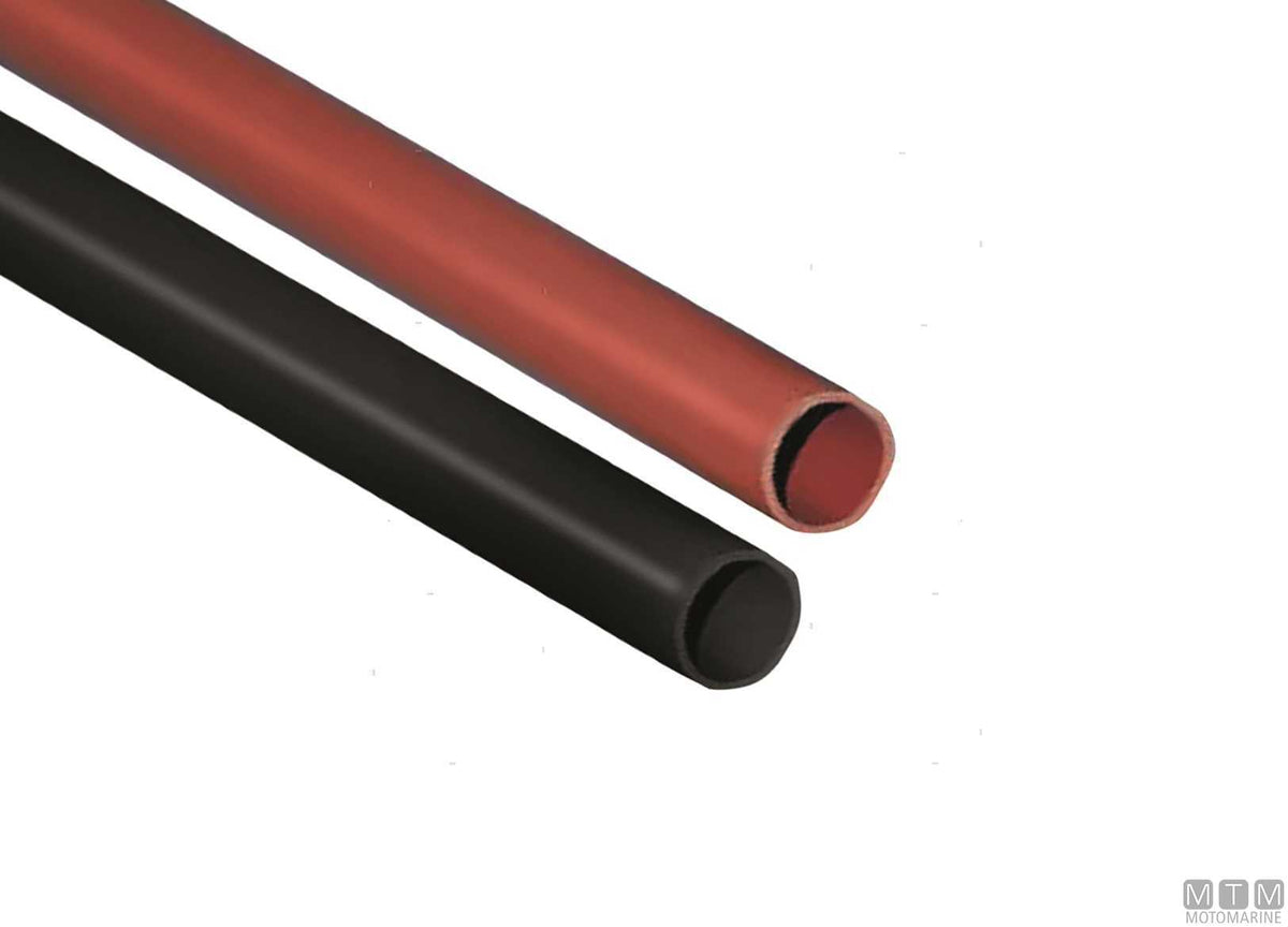 Red heat-shrink sleeve Ø4 mm 200 m - original photo Motomarine Srl
