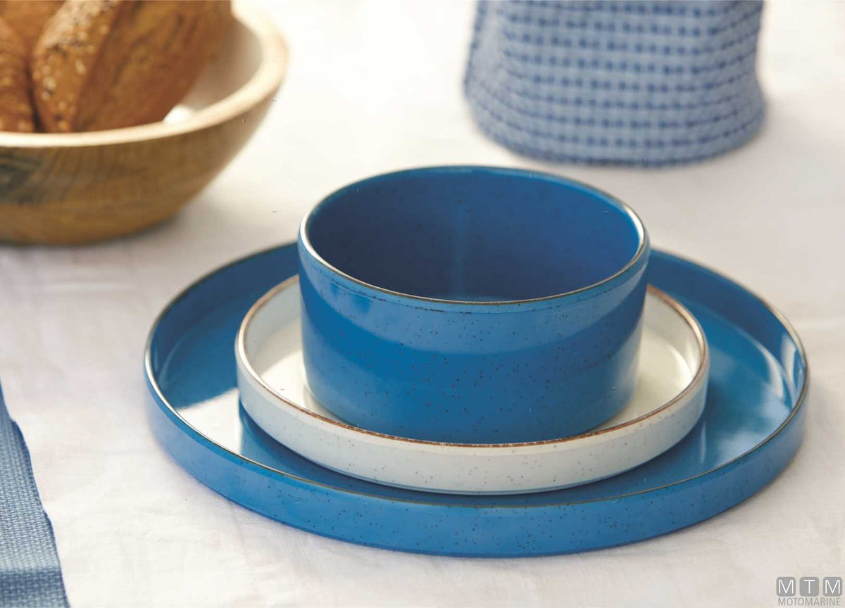 MB Maldivas blue bowl set - original photo Motomarine Srl