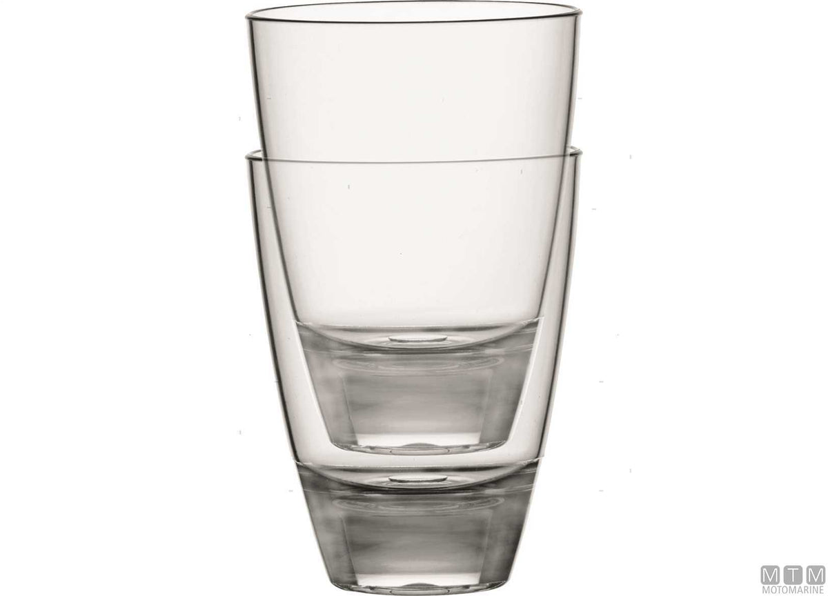 MB Ecozen Clear champagne glasses set - original photo Motomarine Srl
