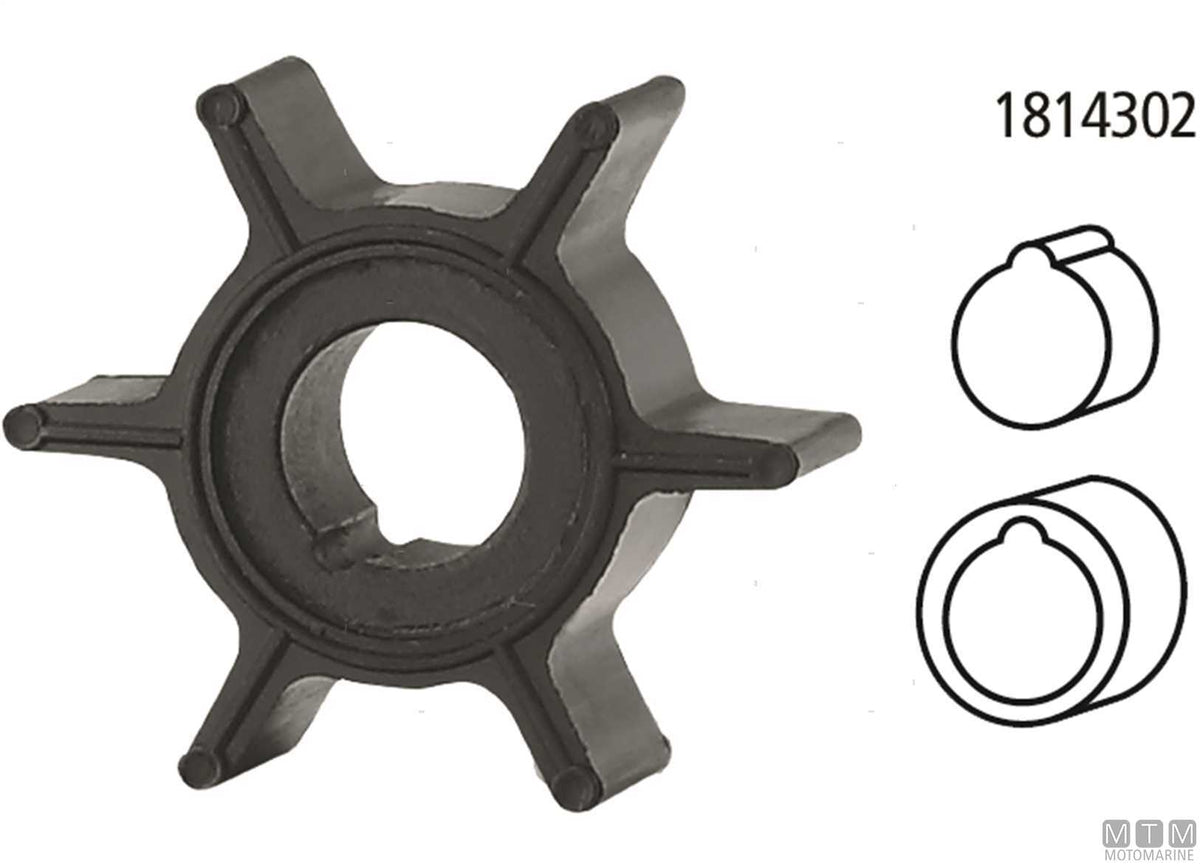Impeller MTM - OEM Mercury 47-89982 - original photo Motomarine Srl