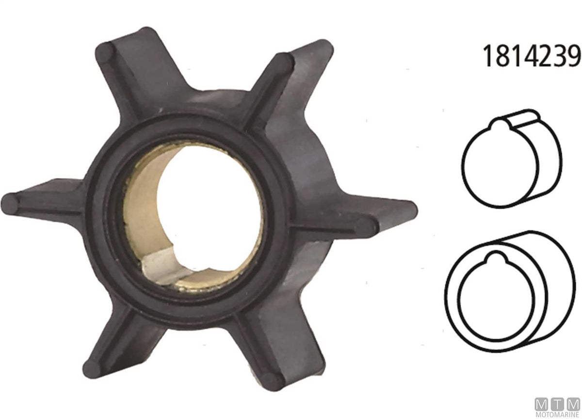 Impeller MTM - OEM Mercury 47-89984T4 - original photo Motomarine Srl