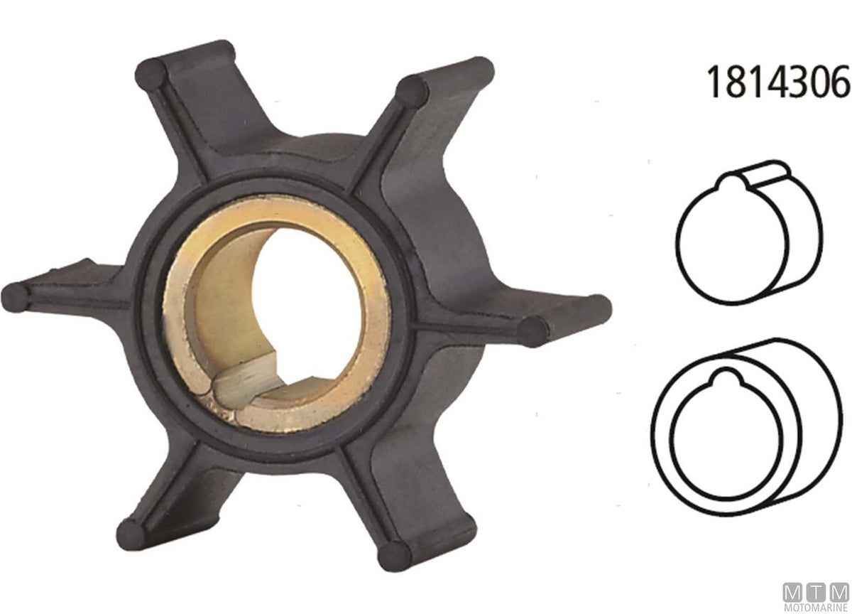 Impeller MTM - OEM Tohatsu 345-65021-0 - original photo Motomarine Srl