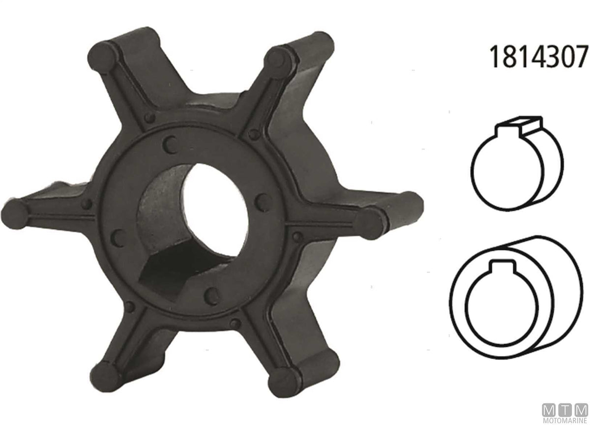 Impeller MTM - OEM Yamaha 646-44352-01 - original photo Motomarine Srl