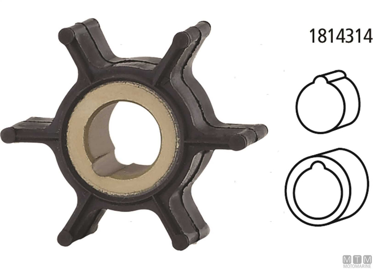 Impeller MTM - OEM Johnson/Evinrude 396725/432954 - original photo Motomarine Srl