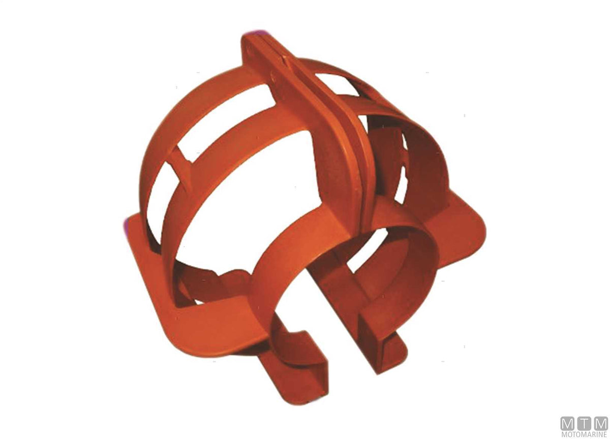 Propeller guard cage W17 for 70-100 HP engines - original photo Motomarine Srl