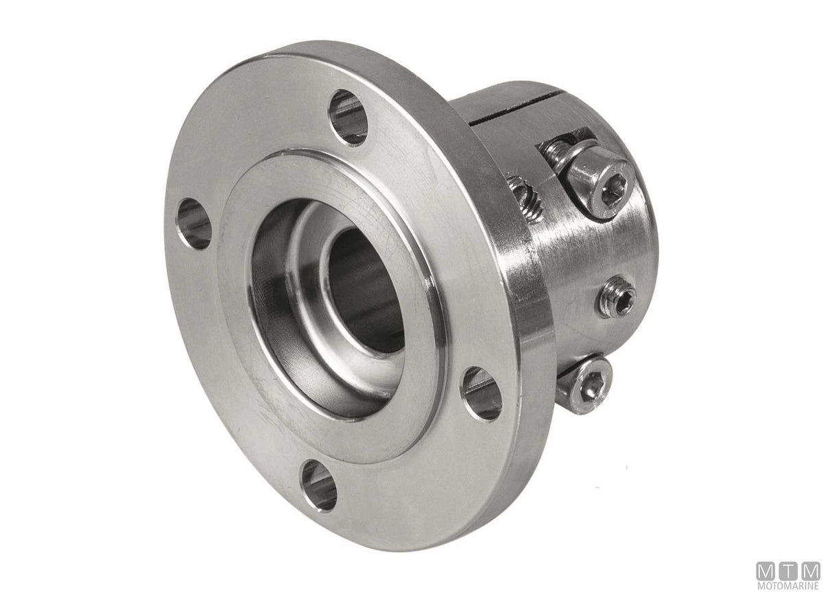 C45 coupling flange for Ø30 mm shaft, D120 mm - original photo Motomarine Srl