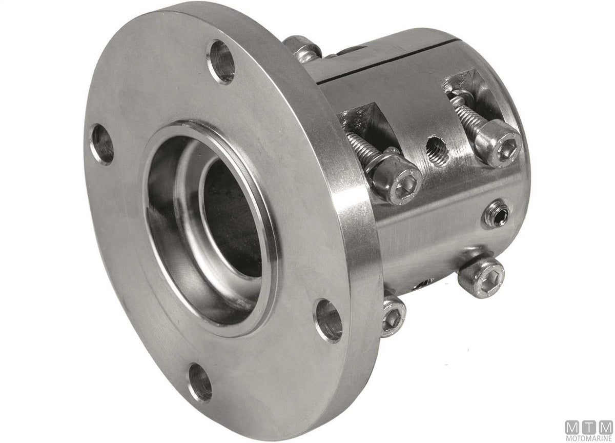 C45 coupling flange for Ø25 mm shaft, D102 mm - original photo Motomarine Srl