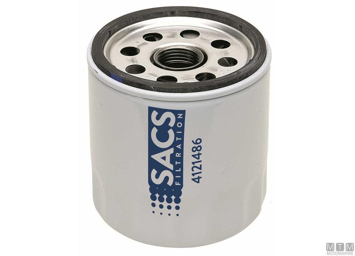 SACS oil filter ref. Mercury 35-883702Q - original photo Motomarine Srl
