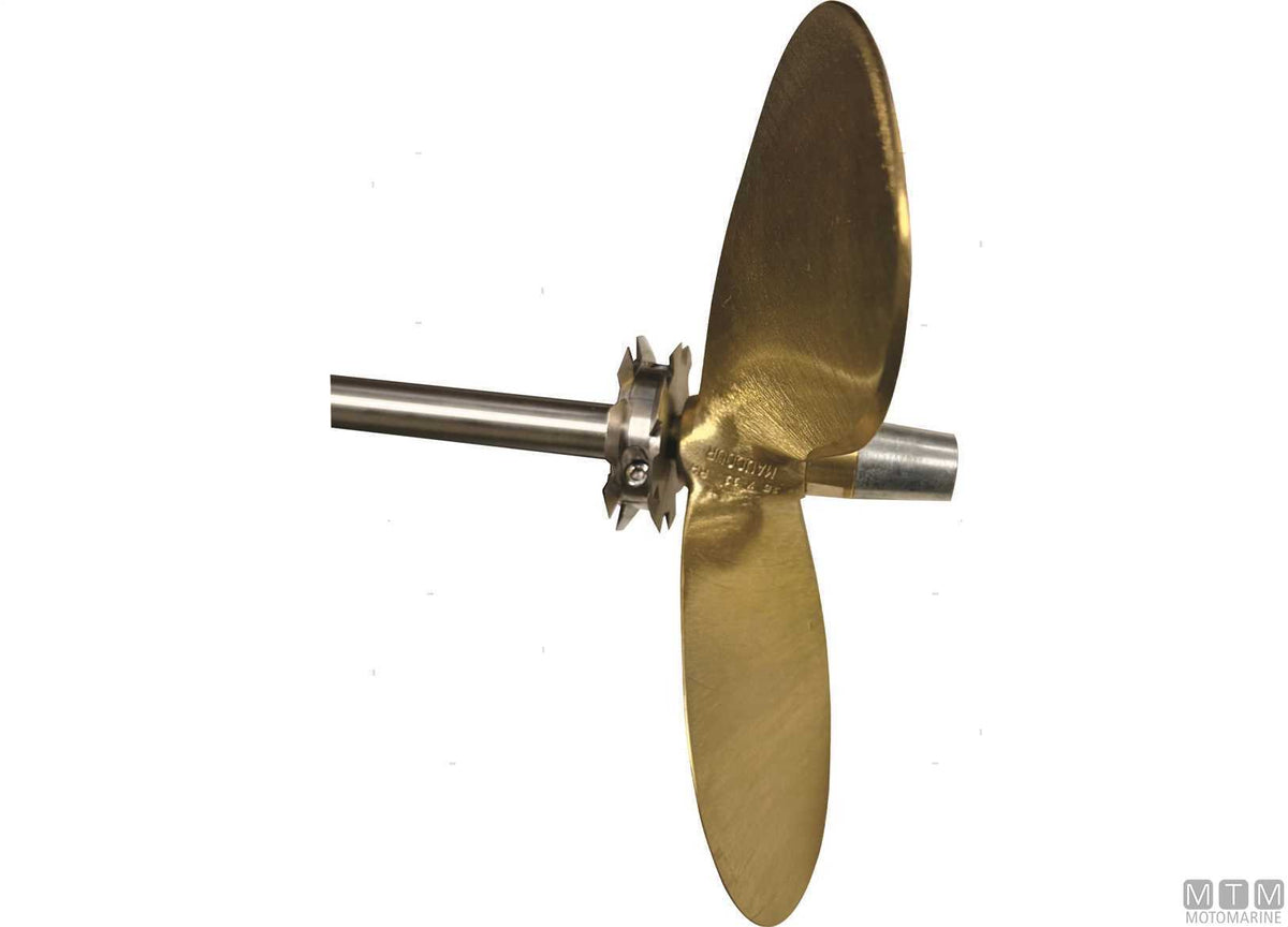 Clamp-On Rope Cutter Ø100 mm for Ø40 mm Shaft Stainless Steel - original photo Motomarine Srl