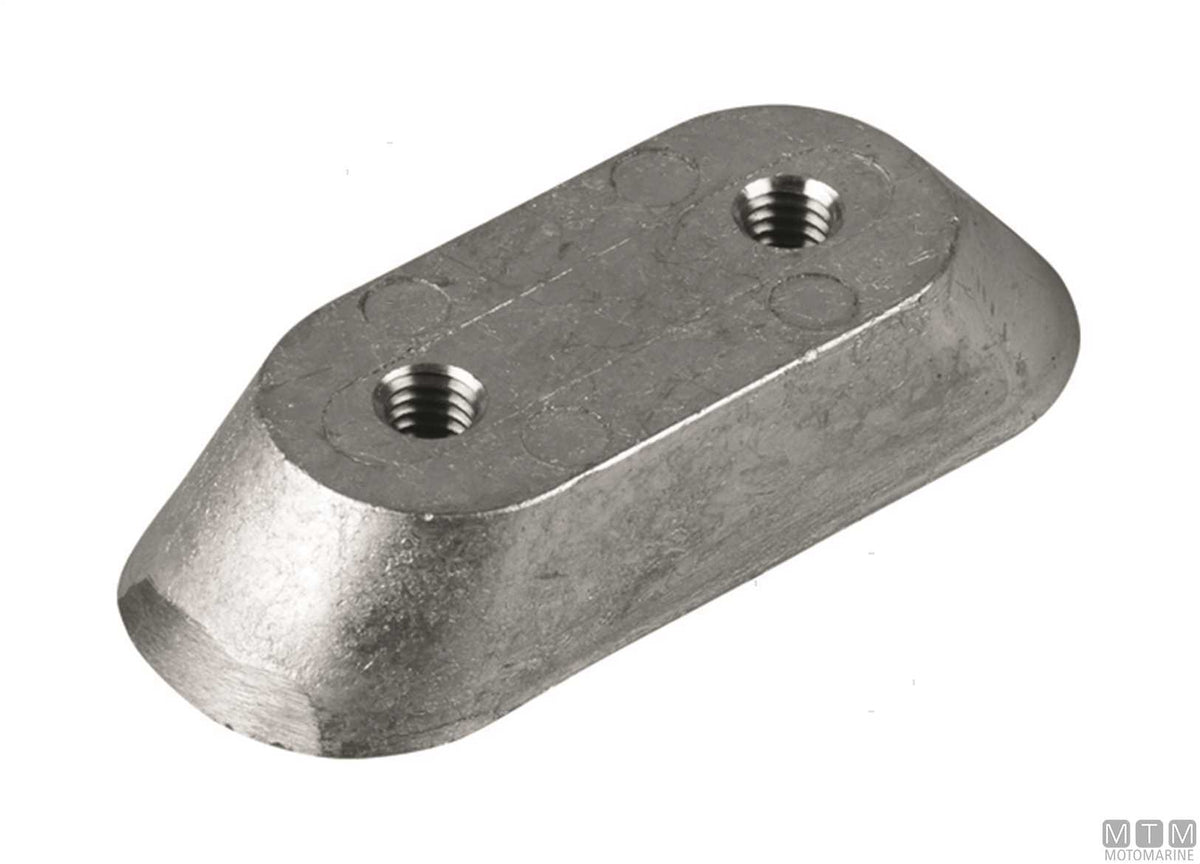 Small plate anode for Honda 2-15 HP, aluminium - original photo Motomarine Srl