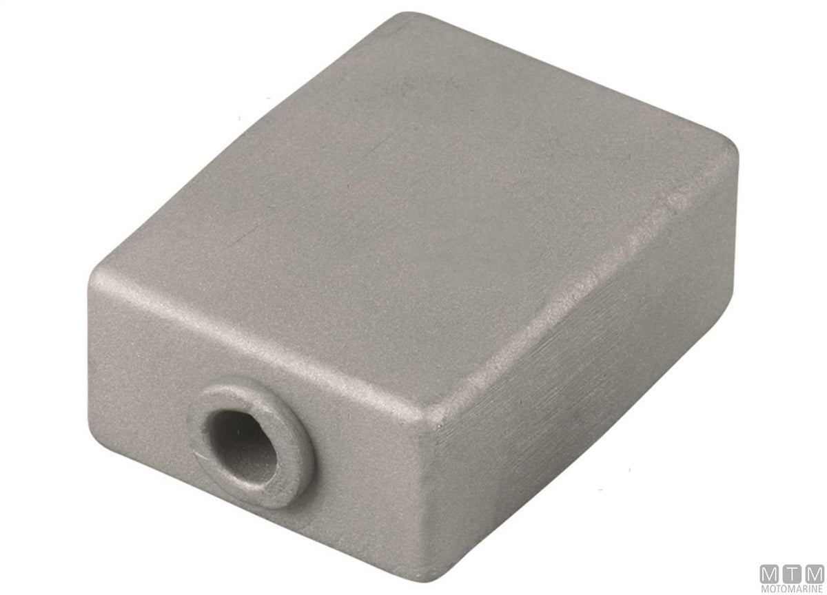 Cube anode for Johnson/Evinrude 3-cylinder, zinc - original photo Motomarine Srl