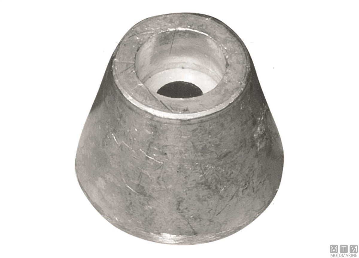 Ogive anode for Sleipner SP30/40 bow thruster in zinc - original photo Motomarine Srl