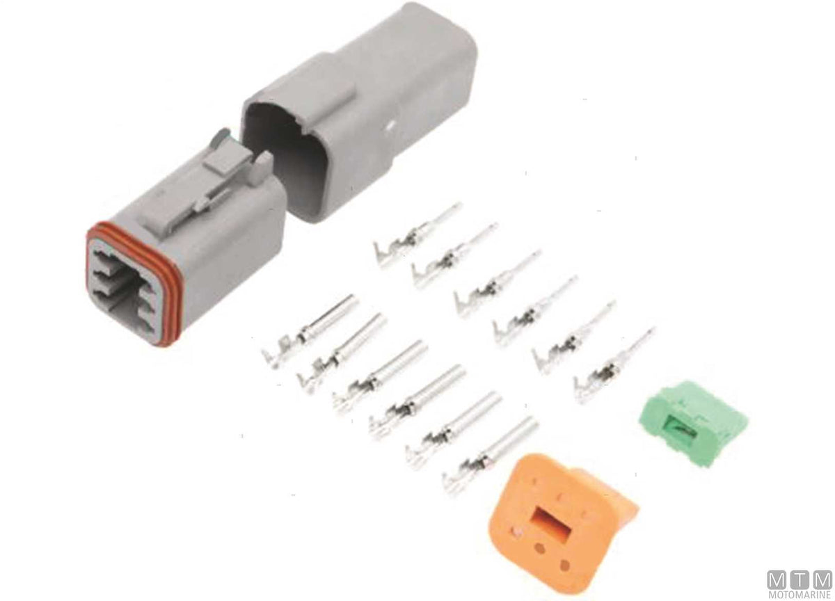 Quick connector D-Type 12-pole - original photo Motomarine Srl