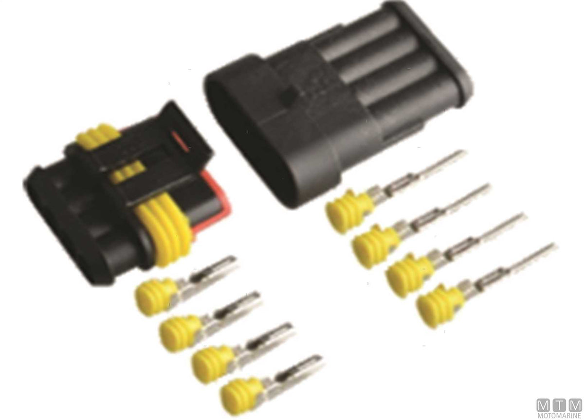 Quick connector T-Type 4-pole - original photo Motomarine Srl