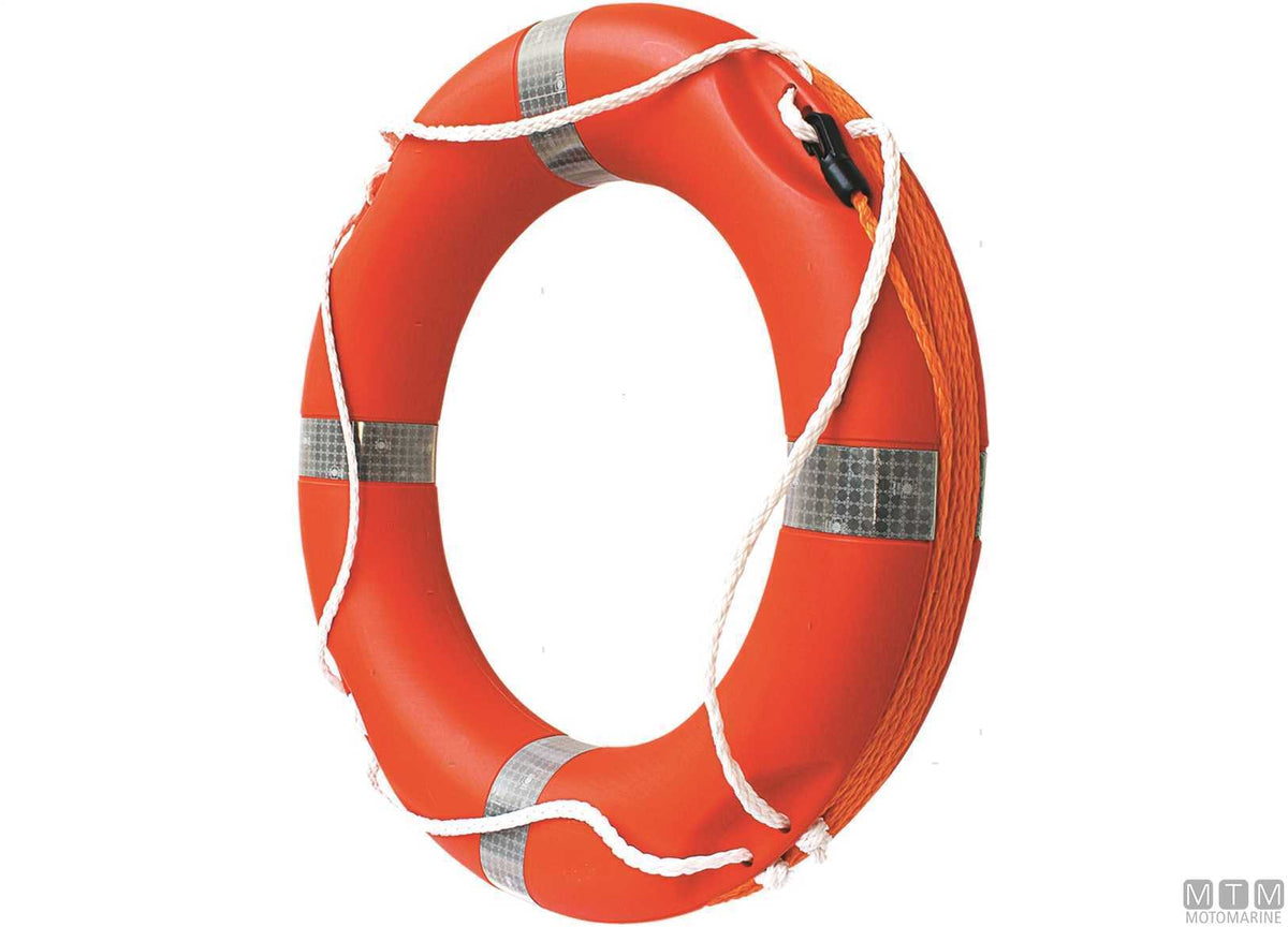 SOLAS ring lifebuoy with line holder Ø65 cm - original photo Motomarine Srl