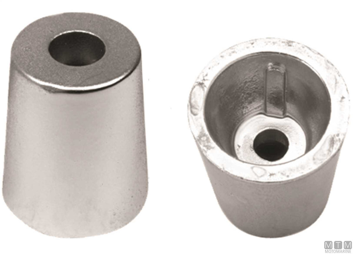 Nose cone anode Ø70/100 mm zinc - original photo Motomarine Srl