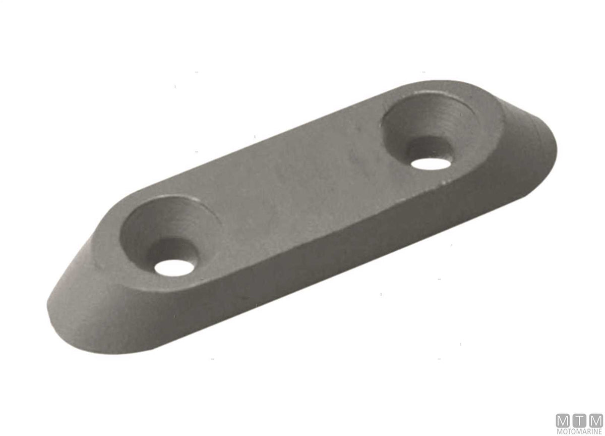 Cube anode for Johnson/Evinrude lower unit 90-300 in aluminium - original photo Motomarine Srl