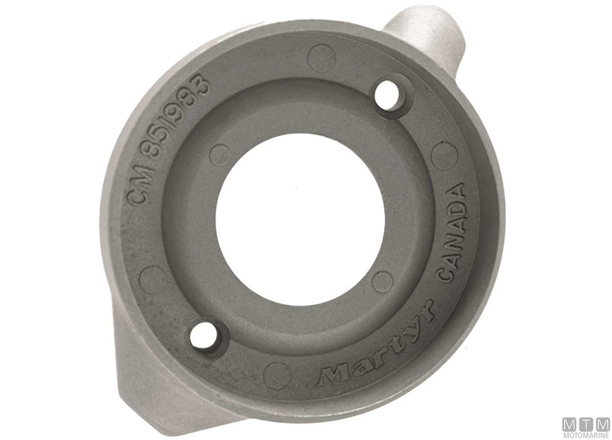Collar anode for Volvo Saildrive 110 in aluminum - original photo Motomarine Srl