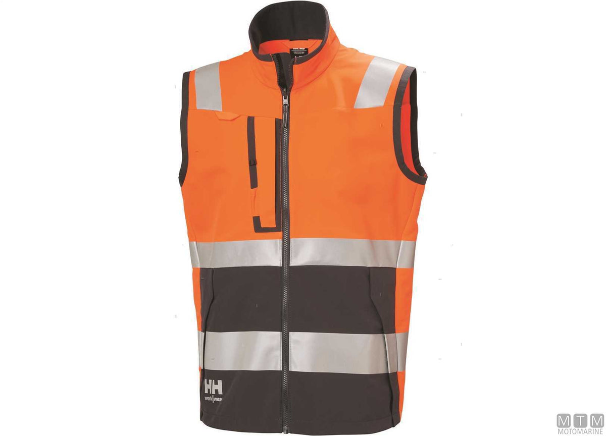 Technical vest H/H WW Alna 4X 269 Hi-Vis orange S - original photo Motomarine Srl