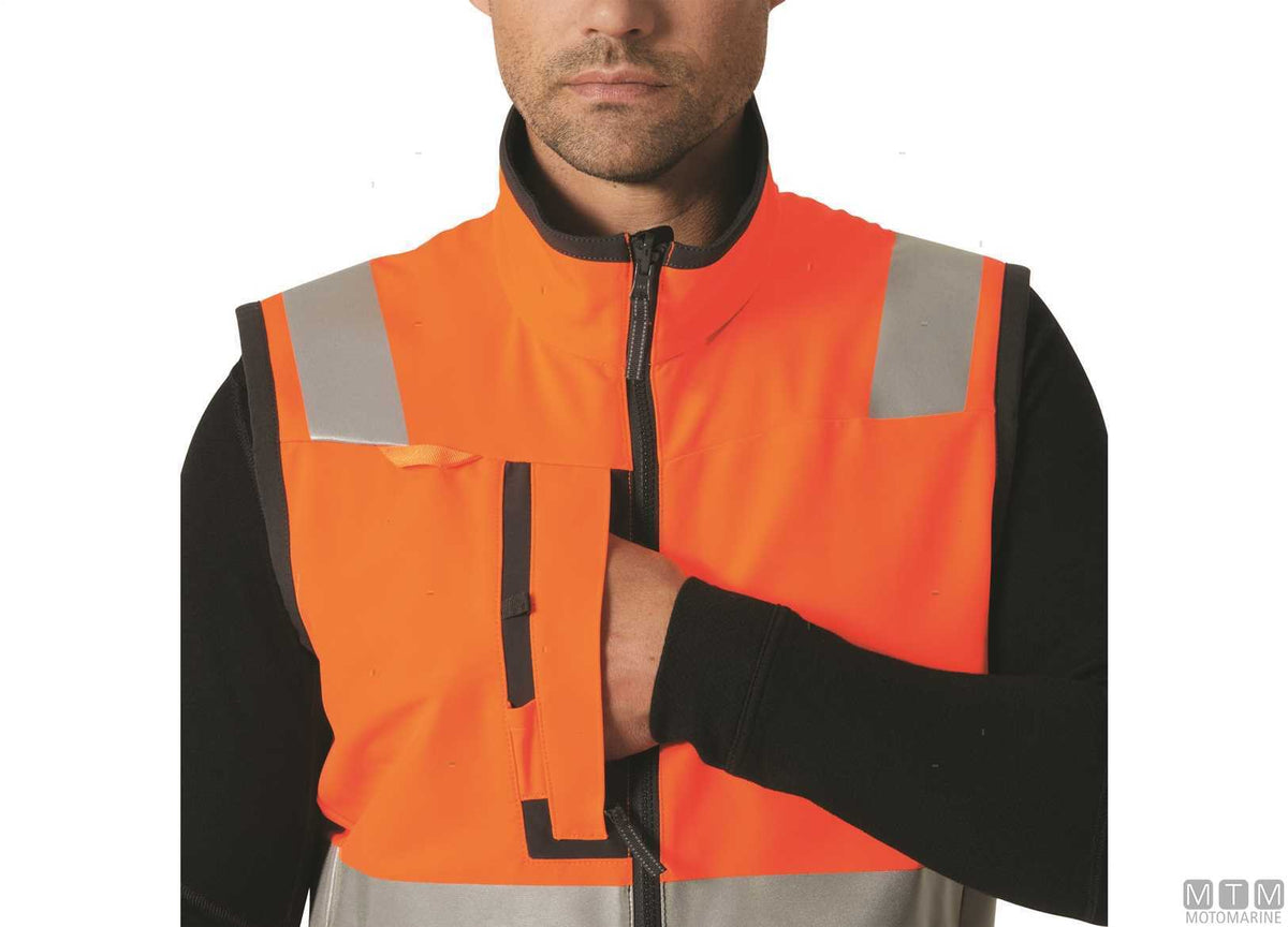 Technical vest H/H WW Alna 4X 269 Hi-Vis orange S - original photo Motomarine Srl