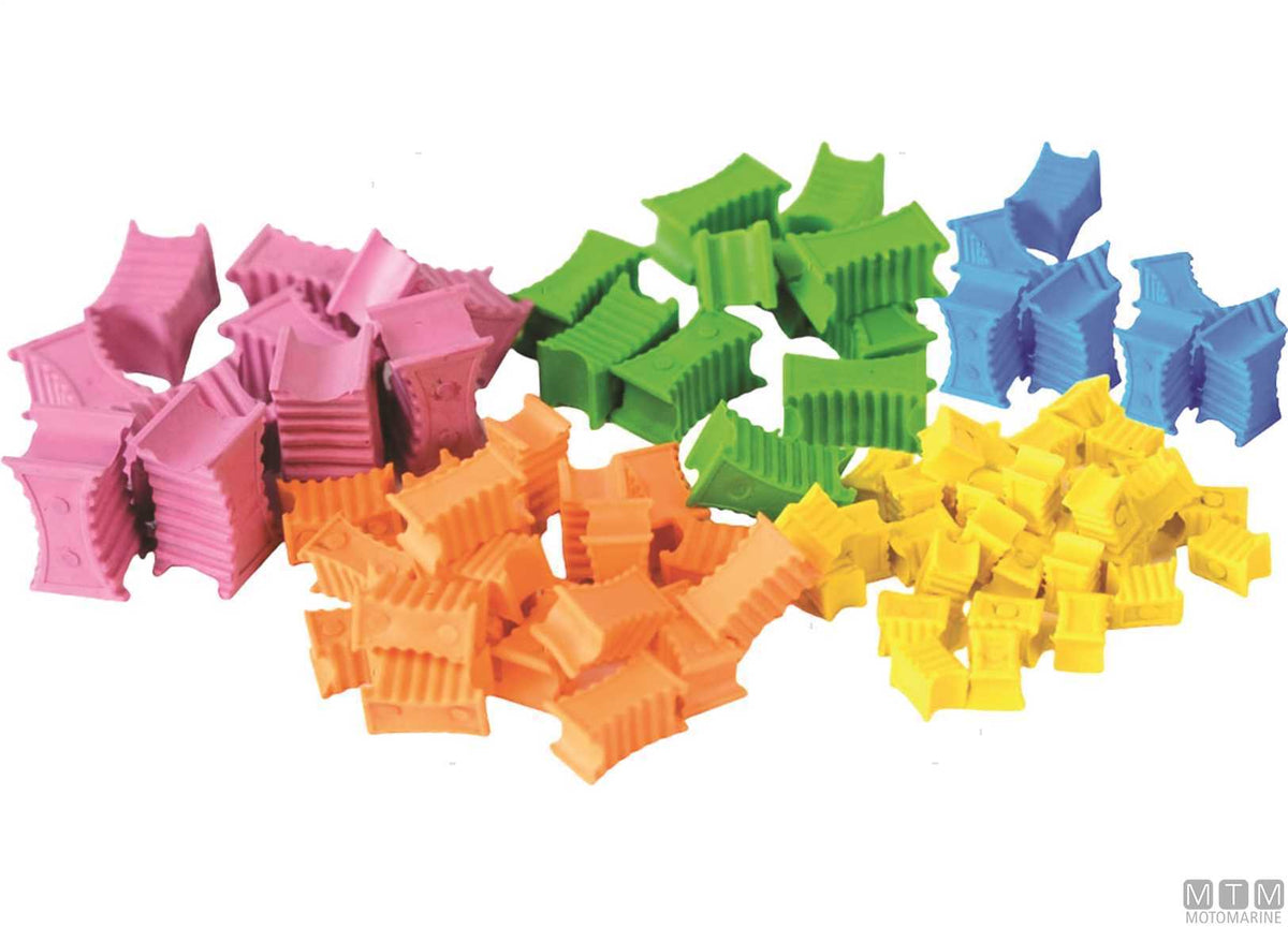 Chain marker Easy 10 mm yellow pack of 8 pcs - original photo Motomarine Srl