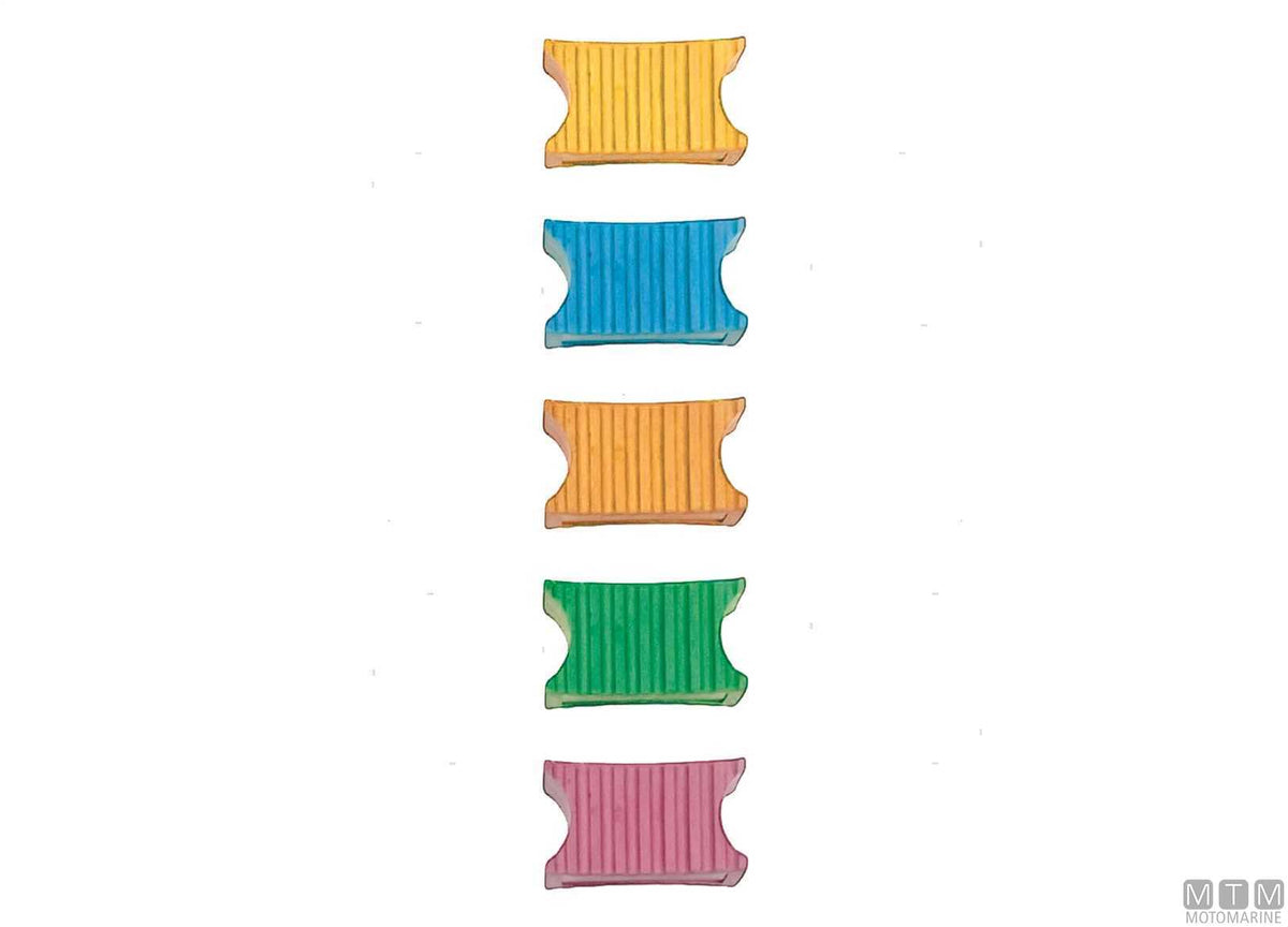 Easy chain marker Ø12 mm yellow, pack of 8 pcs - original photo Motomarine Srl