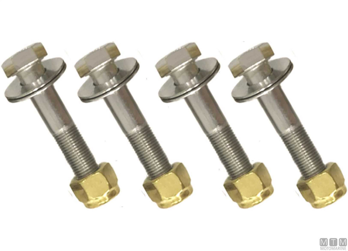 Kit of 4 bolts for outboard jack plates - original photo Motomarine Srl