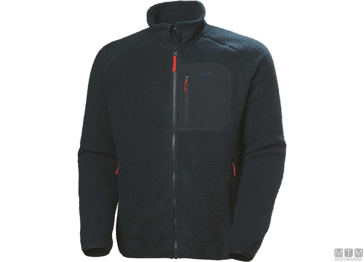 H/H Panorama fleece jacket 597 navy blue M - original photo Motomarine Srl