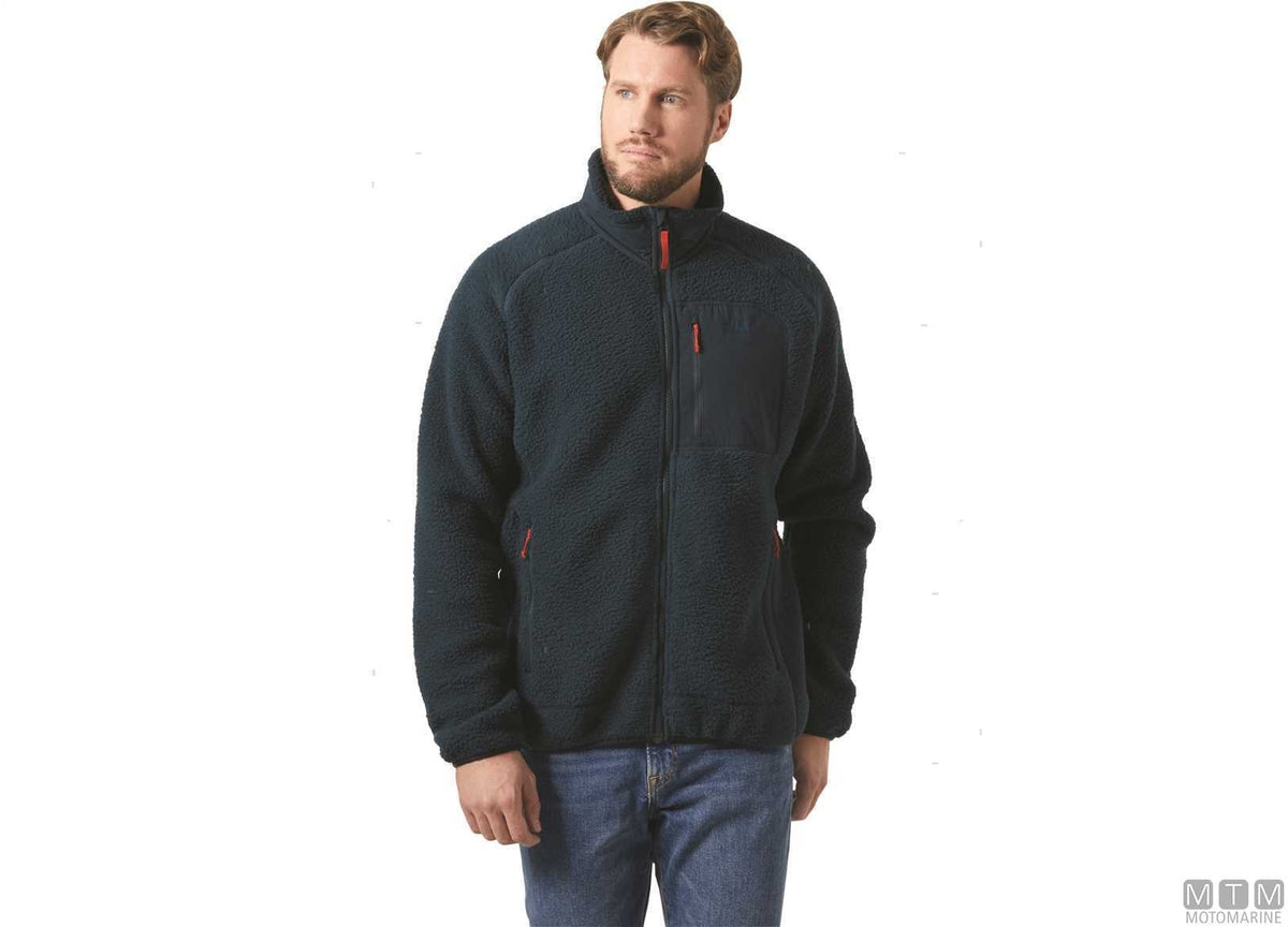 H/H Panorama fleece jacket 597 navy blue M - original photo Motomarine Srl