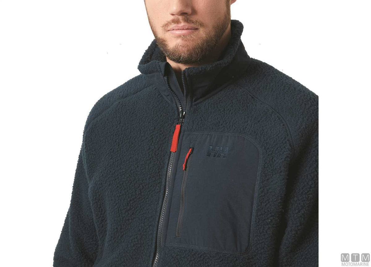 H/H Panorama fleece jacket 597 navy blue S - original photo Motomarine Srl