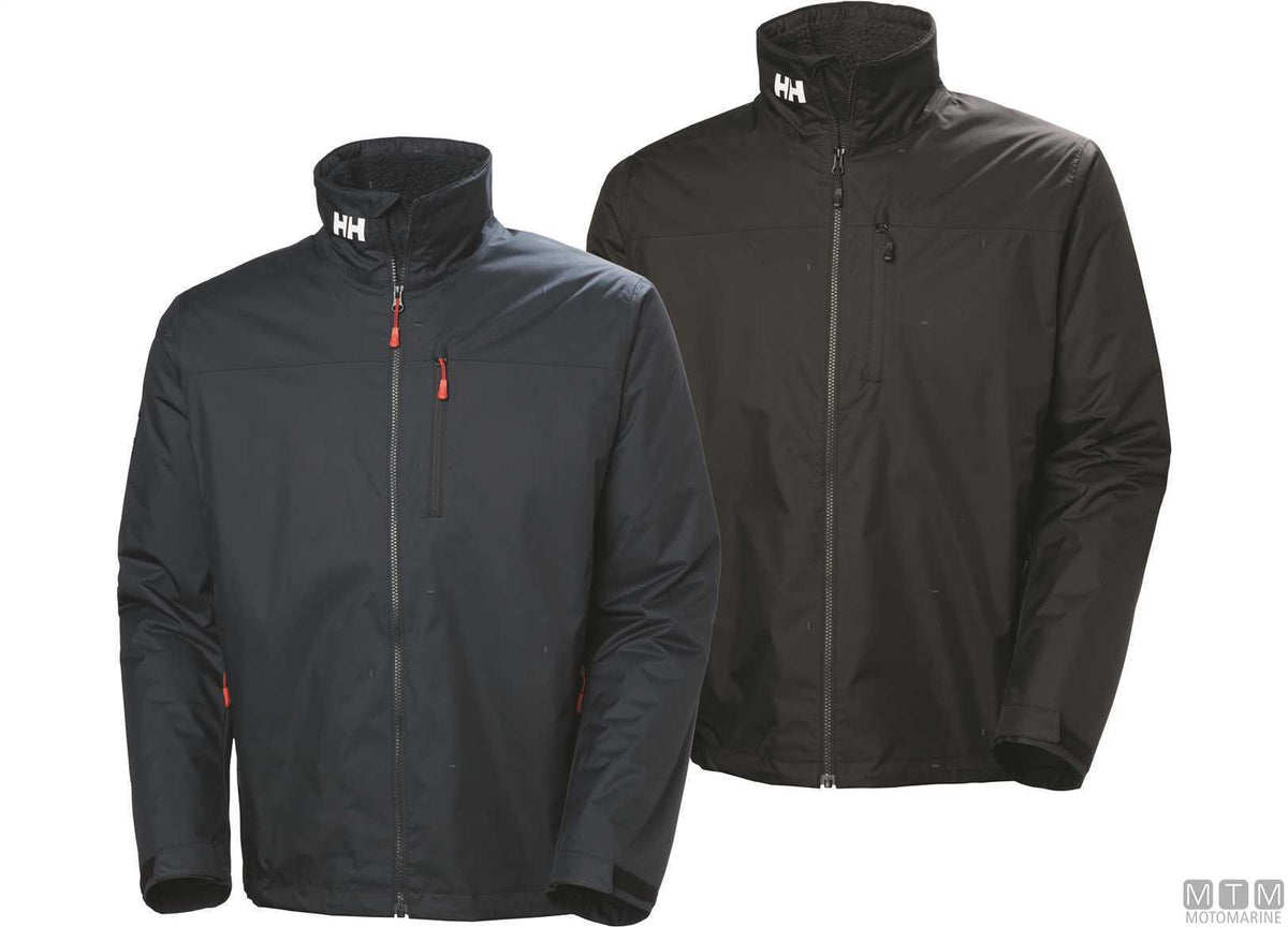 H/H Crew fleece jacket with hood 990 black XL - original photo Motomarine Srl