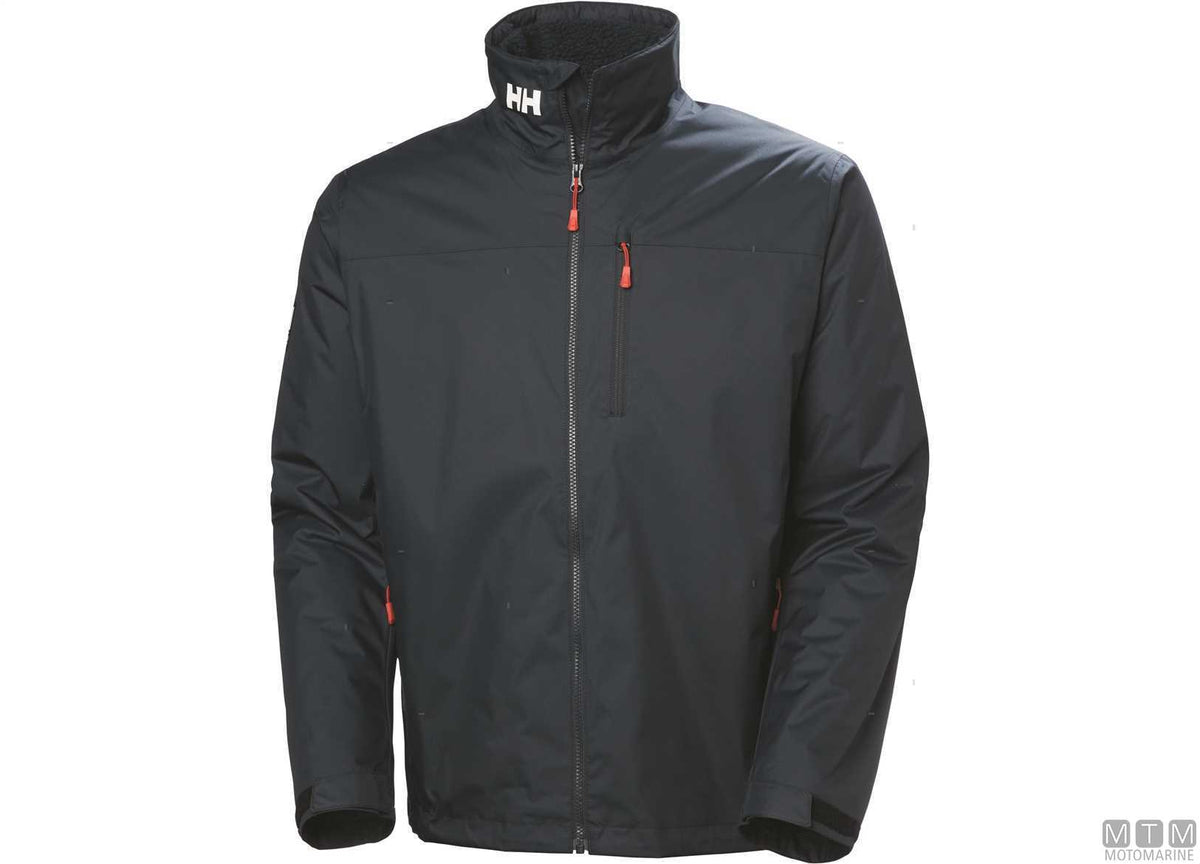 H/H Crew fleece jacket with hood 990 black L - original photo Motomarine Srl