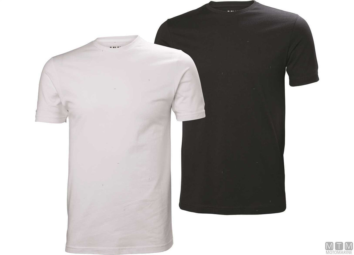 H/H Crew T-shirt 001 White S - original photo Motomarine Srl