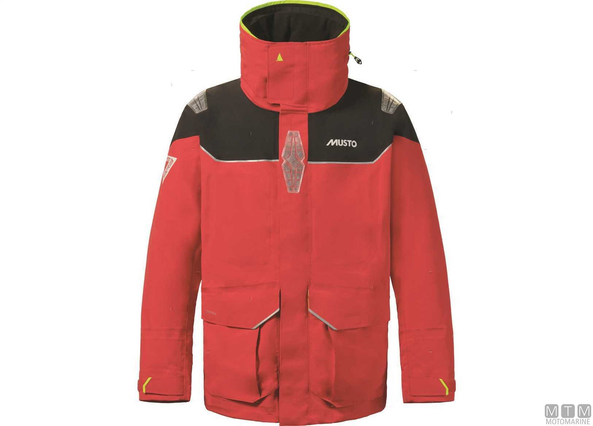 Musto BR3 Pertex Offshore Jacket 169 red S - original photo Motomarine Srl