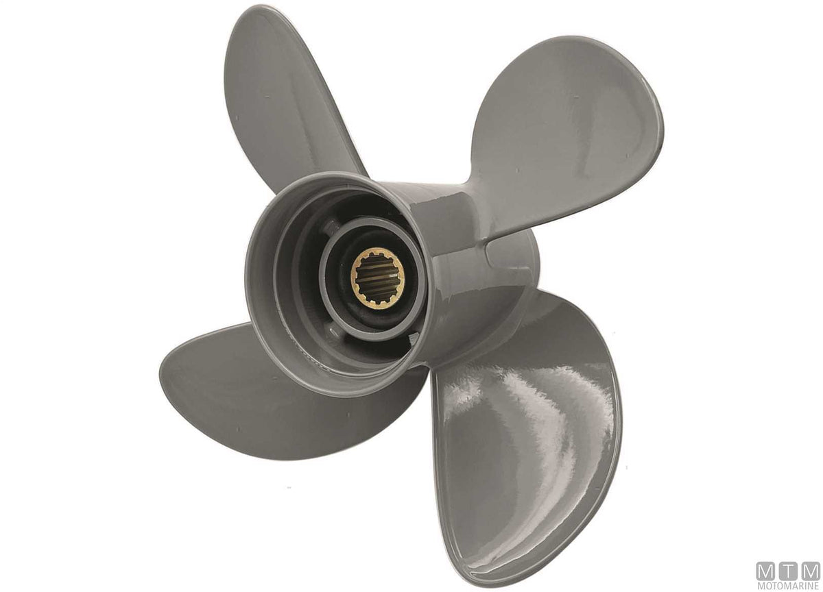 Alice propeller for Honda 3 blades aluminium 11 1/4x14 - original photo Motomarine Srl