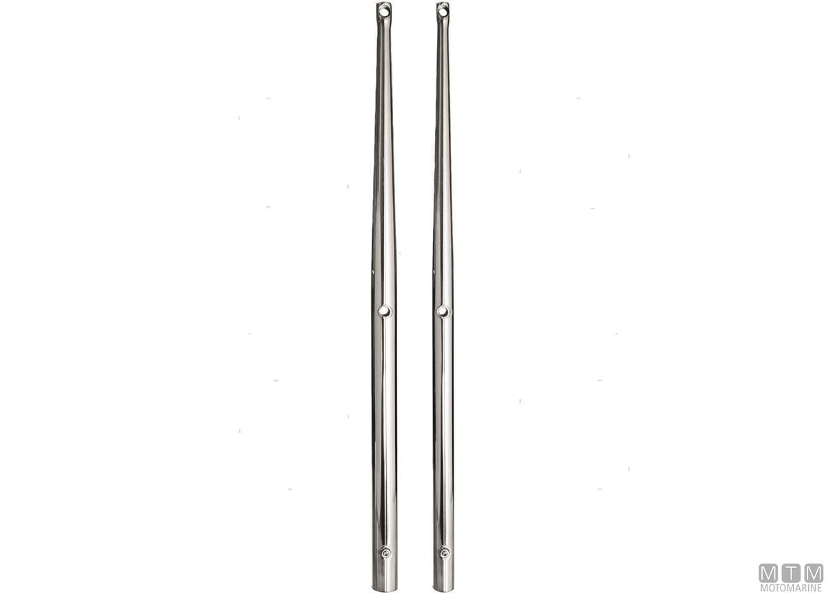 Stanchion h650 mm Ø25 mm stainless steel 316 - original photo Motomarine Srl