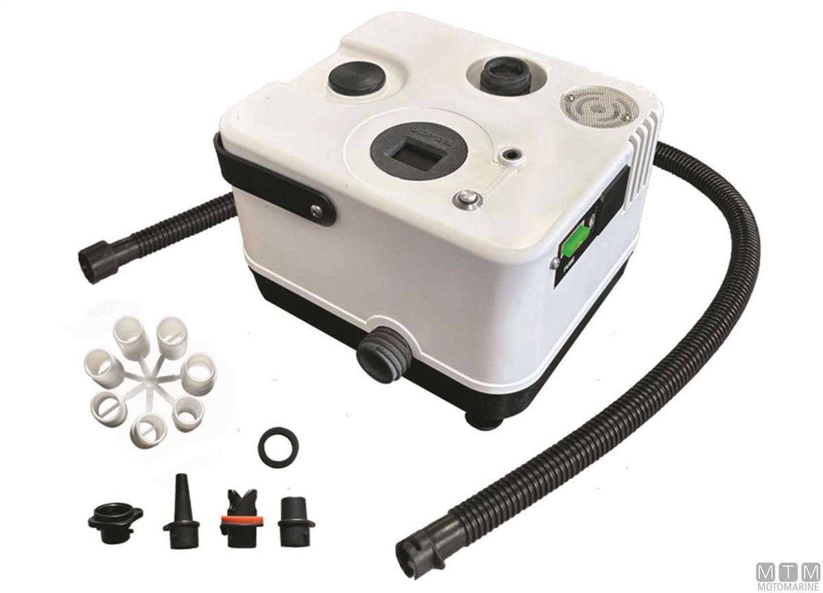 Electric inflator with battery GE24 150 mbar - original photo Motomarine Srl