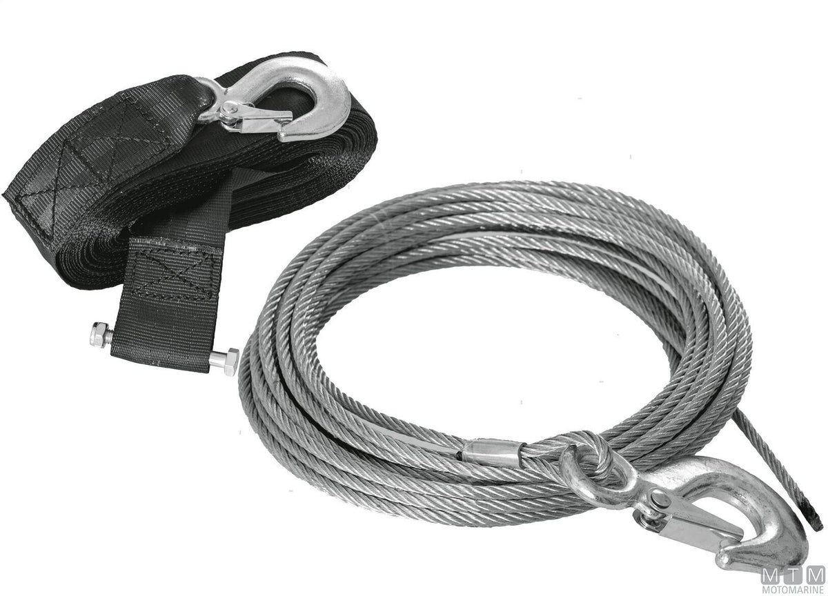 Cable for trailer winch Ø4 mm, 8 m - original photo Motomarine Srl