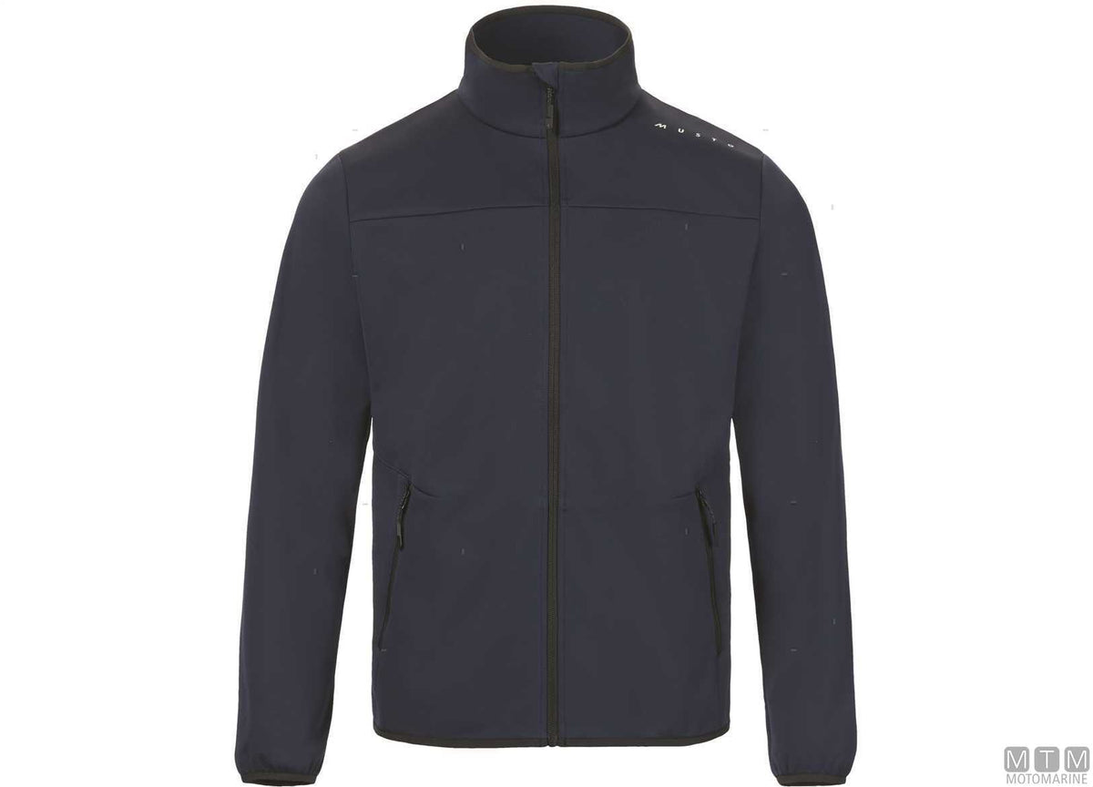Musto Evo Crew Softshell Jacket 597 navy blue M - original photo Motomarine Srl