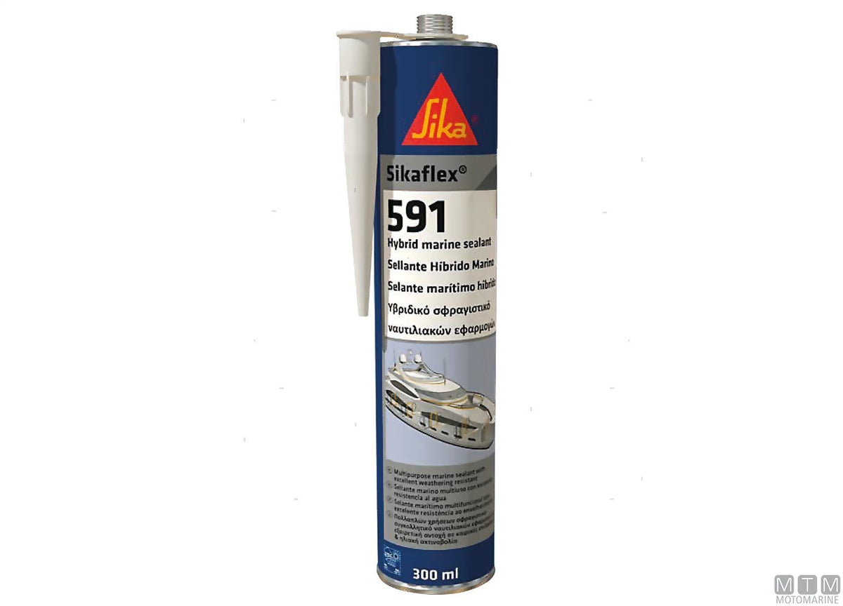 Sikaflex 591 i white 300 ml - original photo Motomarine Srl