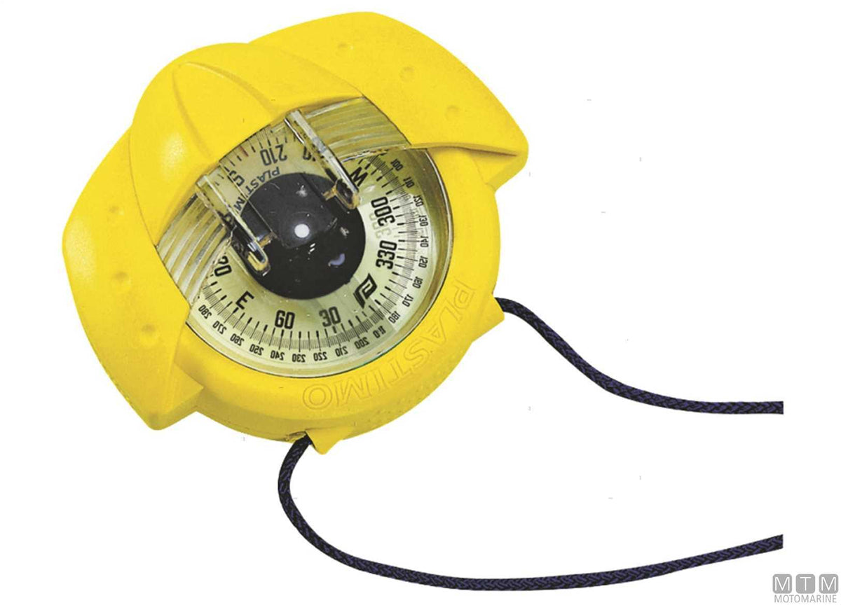 Plastimo Iris 50 hand bearing compass, yellow - original photo Motomarine Srl
