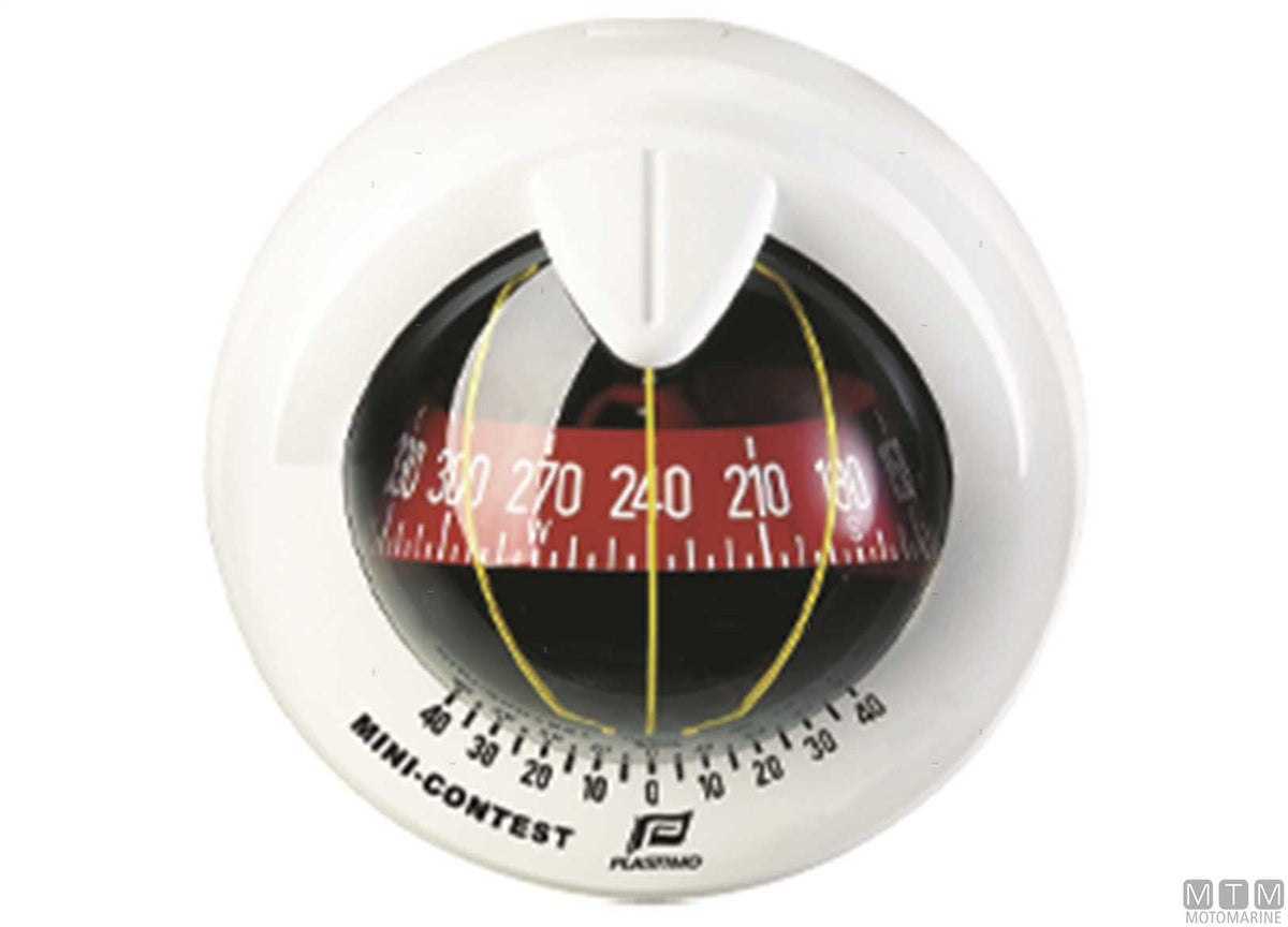Plastimo Mini Contest vertical compass, black - original photo Motomarine Srl