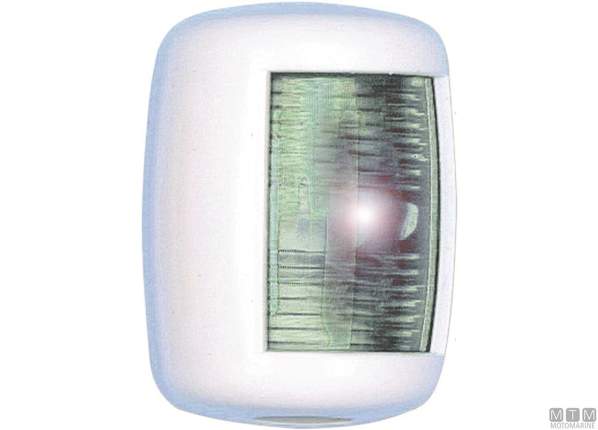 Red side navigation light LED Mini white 43x61 mm - original photo Motomarine Srl
