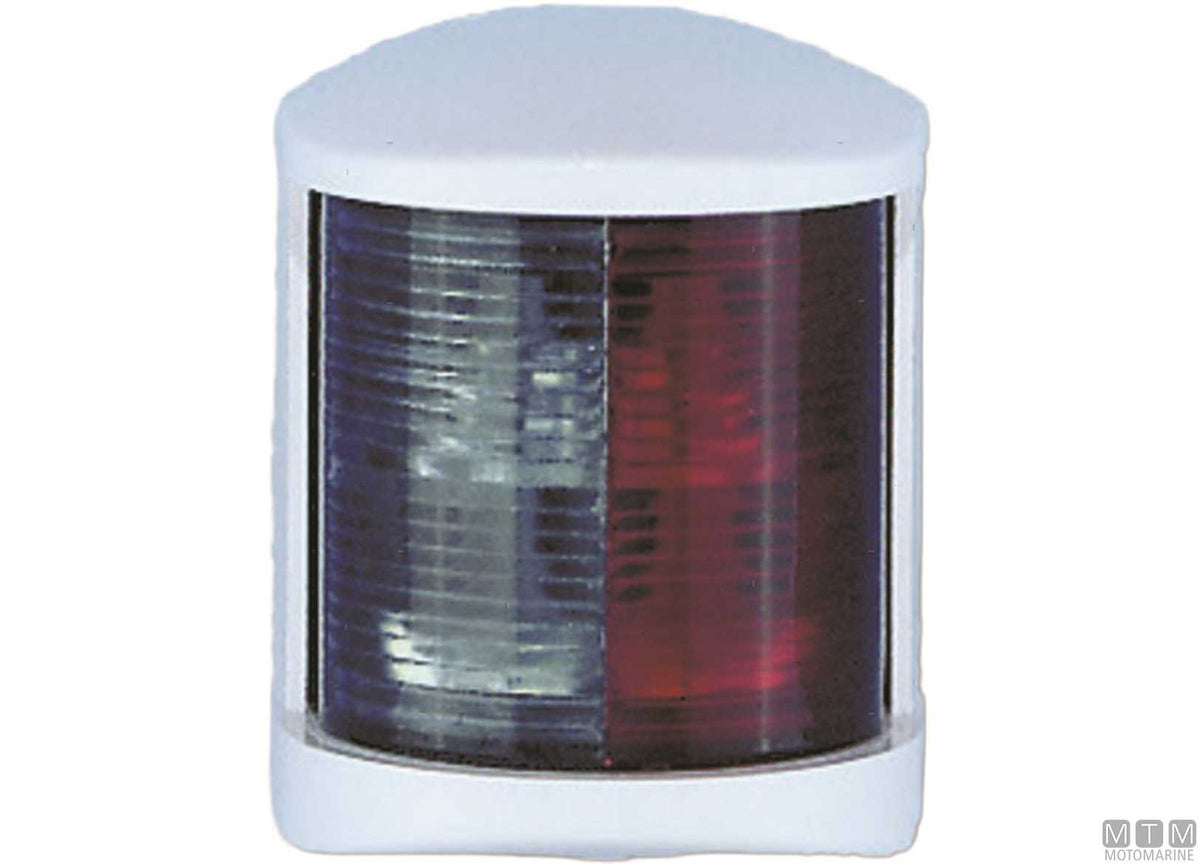 Combined red/green navigation light LED Midi white 58x74 mm - original photo Motomarine Srl