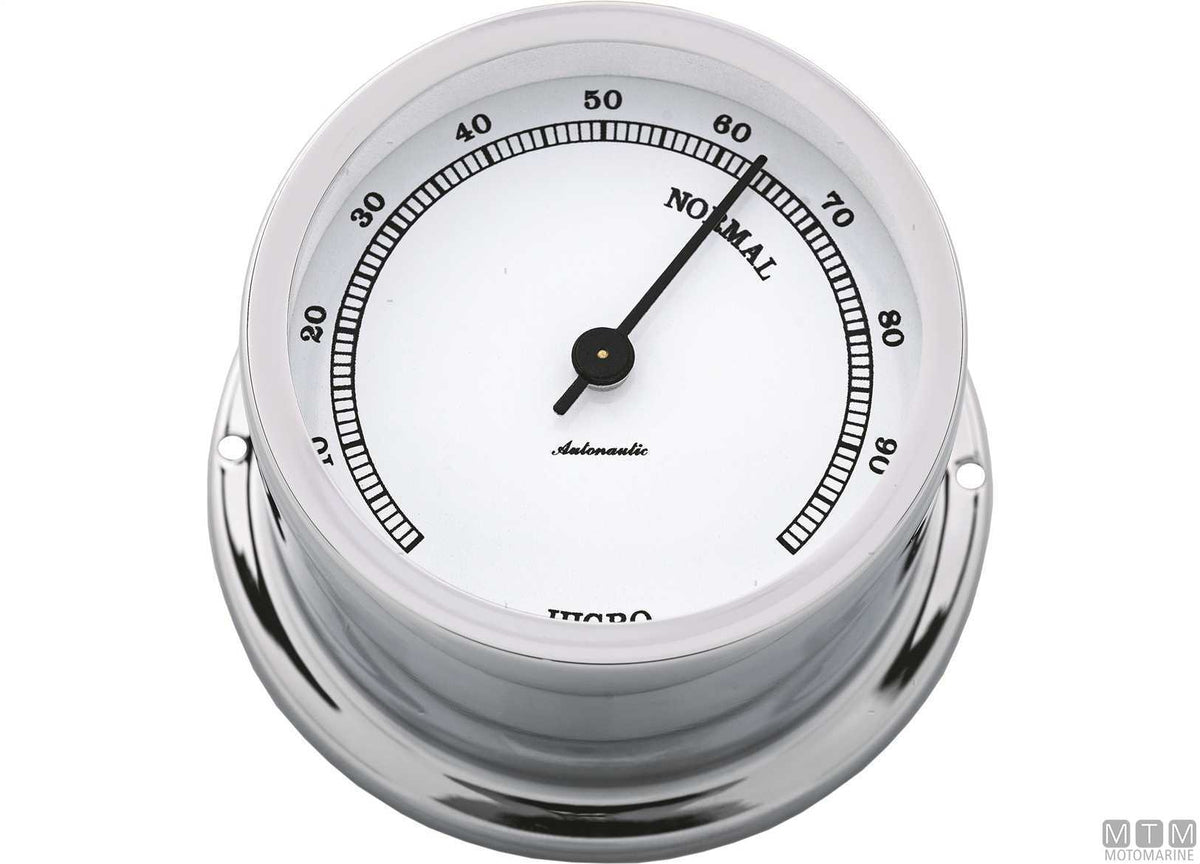 A-Nautic Pacific barometer 120 mm chrome-plated brass - original photo Motomarine Srl