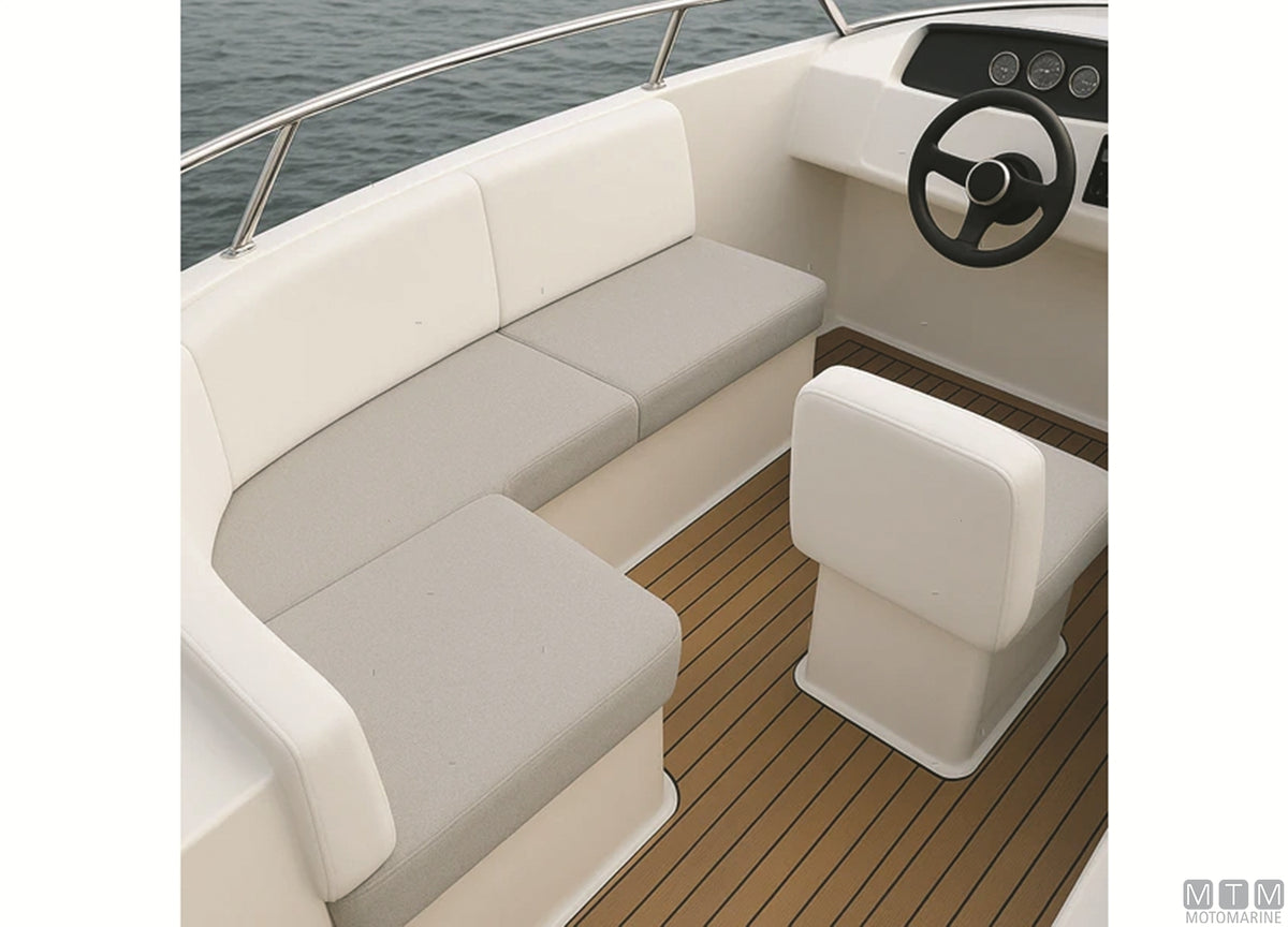 Flexicover elastic cover 5 m white - original photo Motomarine Srl