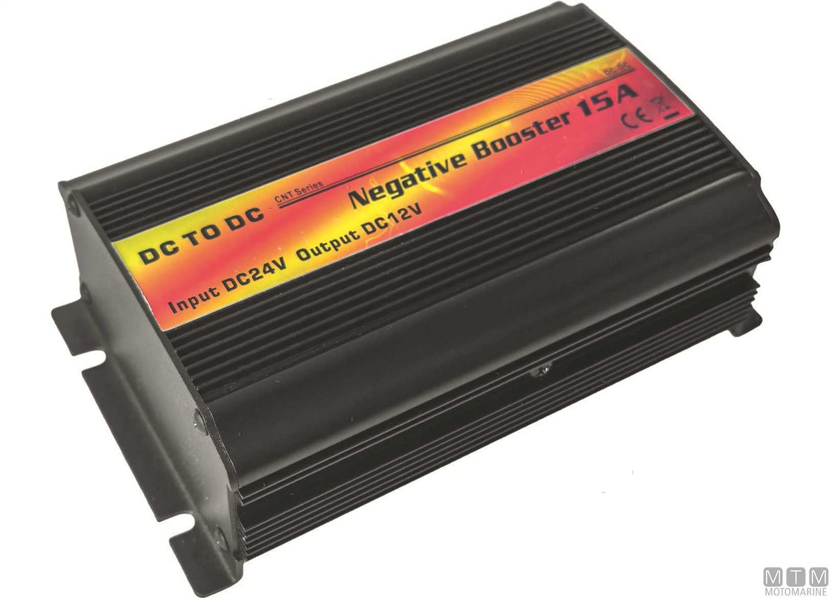 New Energy Voltage Reducer 24-12V 15A - original photo Motomarine Srl