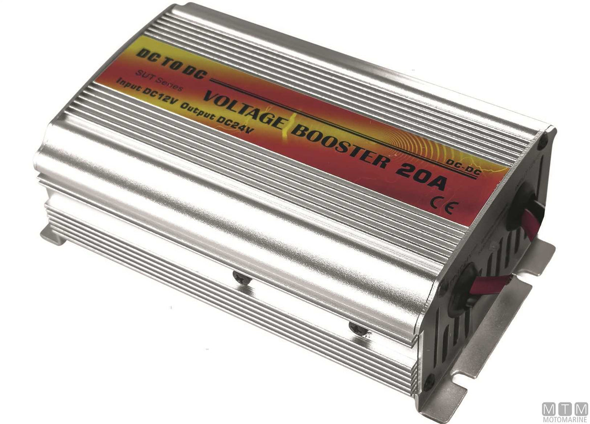 New Energy Voltage Converter 12-24V 20A - original photo Motomarine Srl